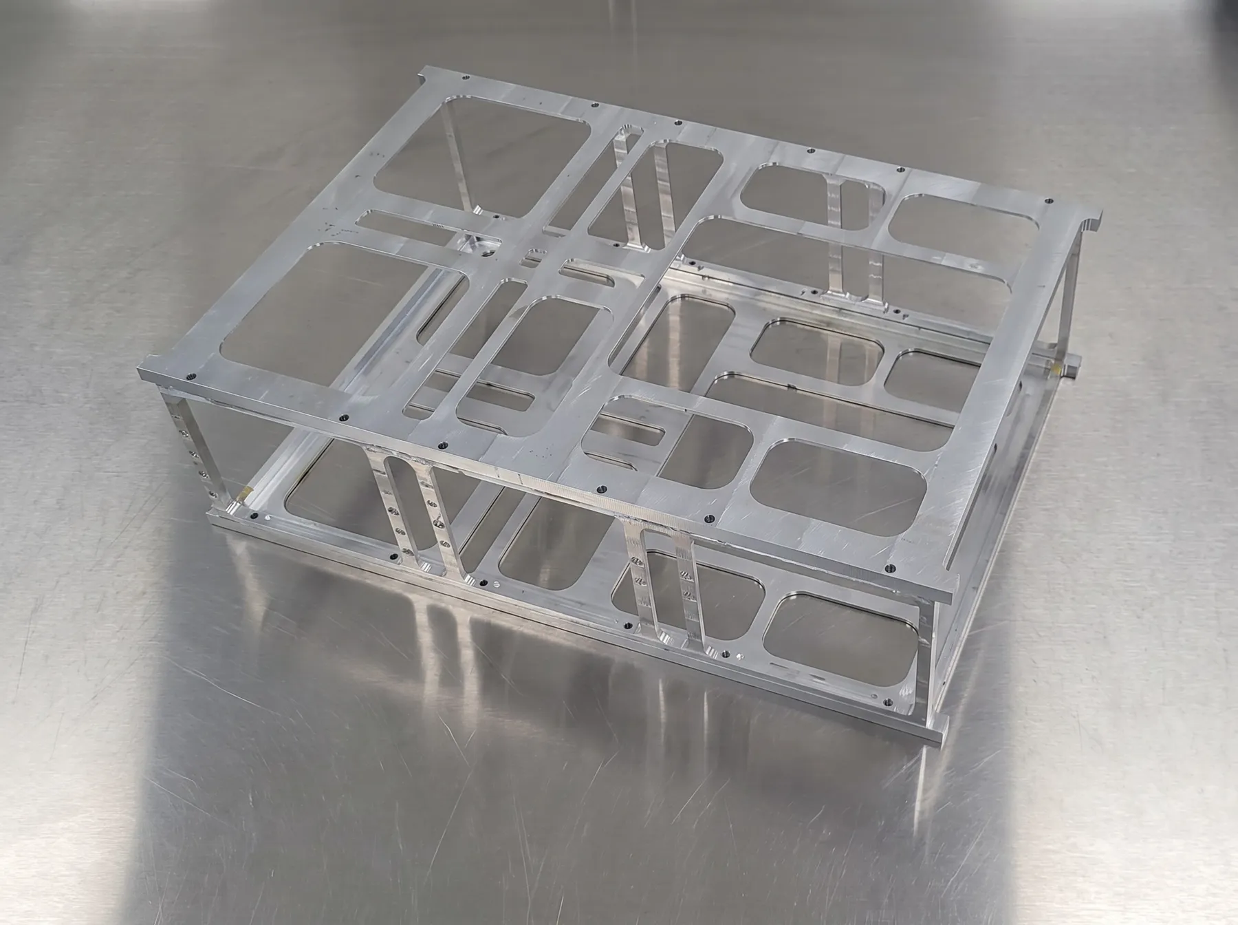 Корпус наноспутника CubeSat 6U, алюминий